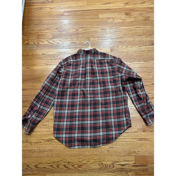 Vintage 90’s Ralph Lauren Men’s Classic Fit Size XXL  Flannel Plaid Button Down - Picture 8 of 9